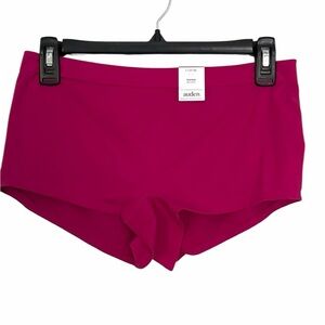 Auden Women’s Seemless Boy Shorts - Underwear - Maroon- Size Large - NWT